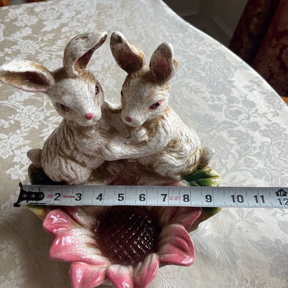 1960s Ceramic Rabbit Statue - Picture 5 of 14